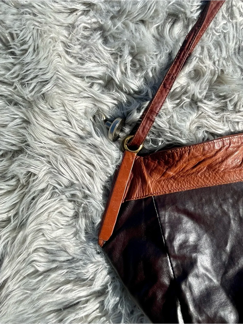Vintage Bottega Veneta Intrecciato Leather Hobo Bag - Dual Aesthetic 1980s